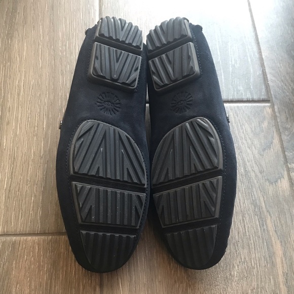 UGG Men’s Navy Bel Air Venetian Loafers SZ 7.5 - Picture 5 of 7